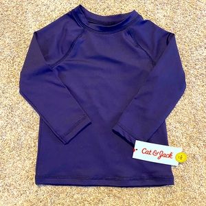 NWT Cat & Jack Rash Guard 2T